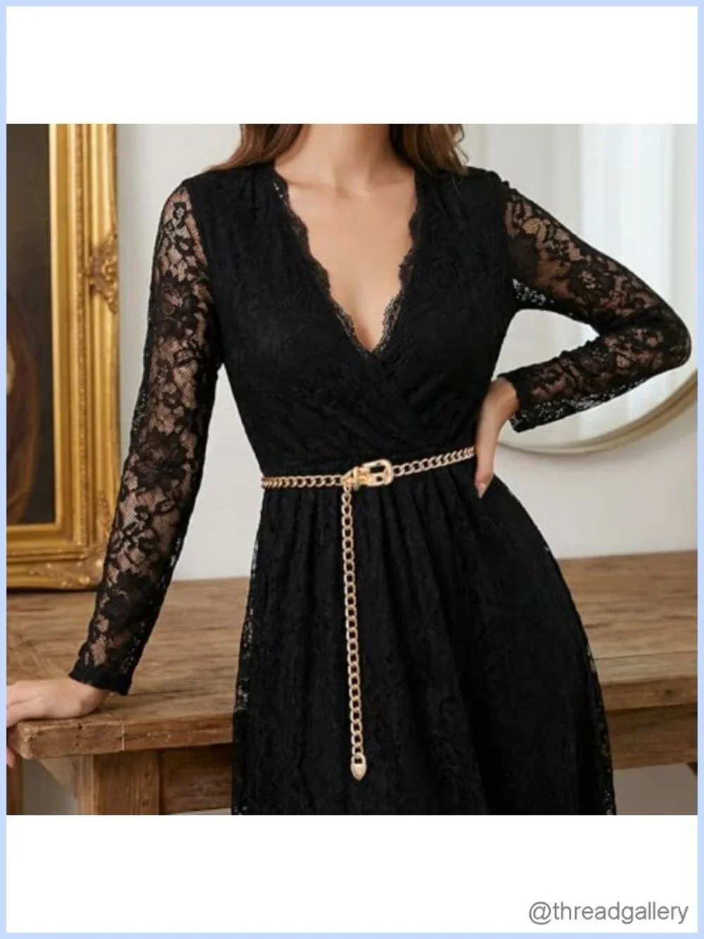 47 Inch Long Gold Waist Chain Adjustable Chain Belt for Women